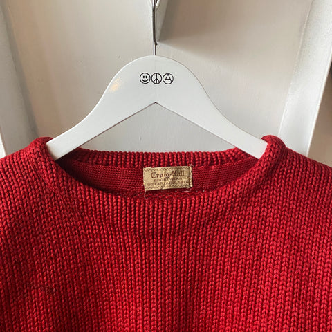 30’s Craig-Hall Boat Neck Sweater - Medium