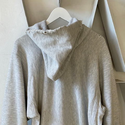 90’s Thrashed Reverse Weave Hoodie - XL