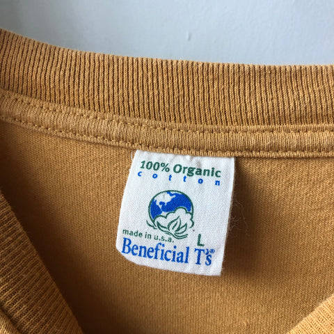 90's Mustard Patagonia Tee - Large