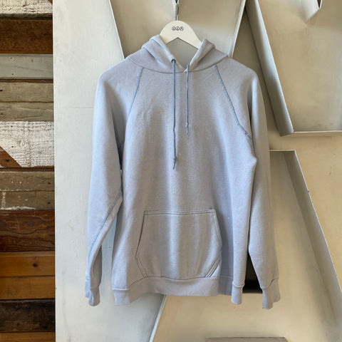 70’s Sky Blue Gusset Hoodie - Small