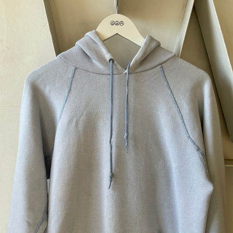 70’s Sky Blue Gusset Hoodie - Small