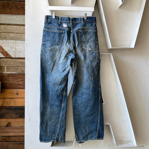 70’s Lee Denim Work Pants - 30" x 28"
