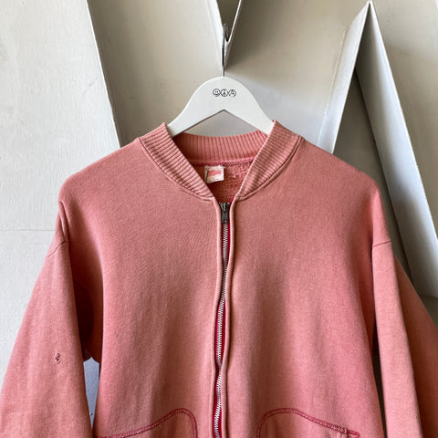 50’s Faded Cardigan Sweatshirt - Medium