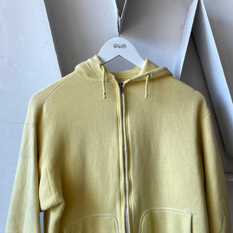 70’s Yellow Zip Up Sweatshirt - Medium