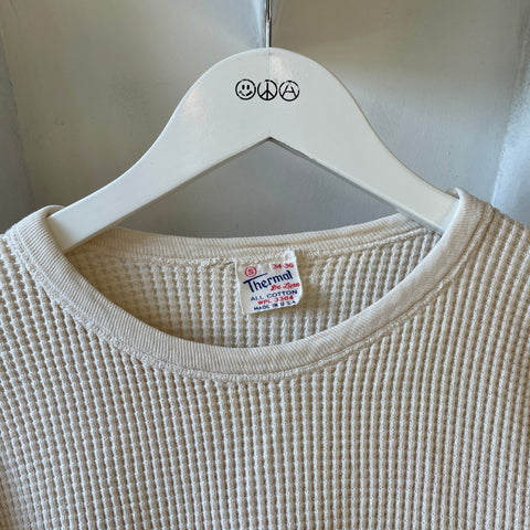 60’s Belgian Waffle Knit Thermal Tee - Small