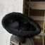 50's Fuzzy Hat w/ Sterling USN Pin - 7 1/4