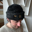 50's Fuzzy Hat w/ Sterling USN Pin - 7 1/4
