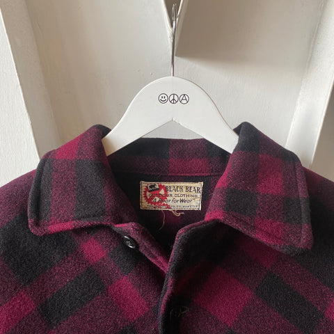 50’s Black Bear Mackinaw Jacket - Large
