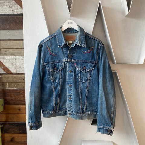 70’s Embroidered Levi’s Type 3 Jacket - Large