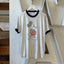70’s Paper Thin Mickey Mouse Ringer Tee - XL