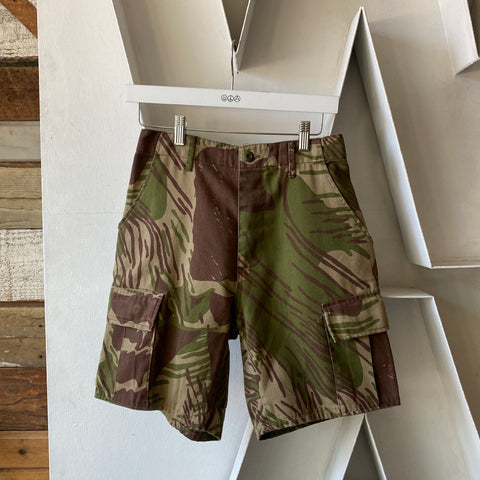 80's Camo Cargo Shorts - 30” x 8”