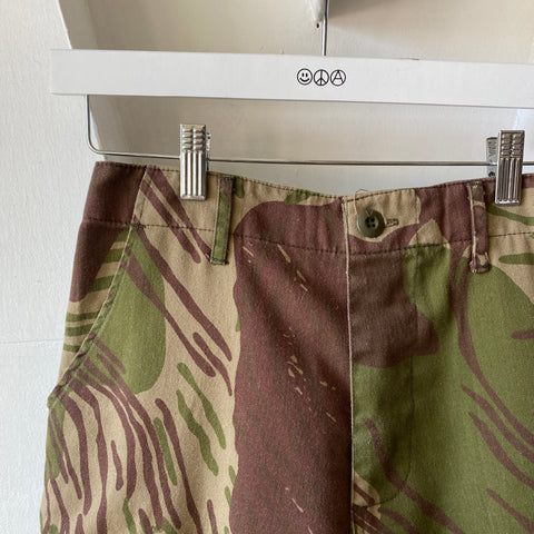 80's Camo Cargo Shorts - 30” x 8”