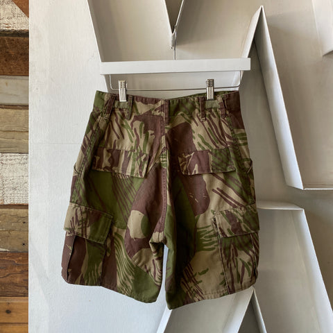 80's Camo Cargo Shorts - 30” x 8”