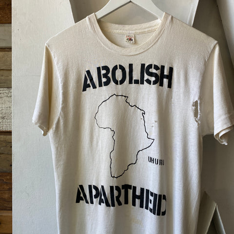 70's Abolish Apartheid Tee - Medium