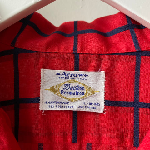 60’s Arrow Paneled Button Down - Large