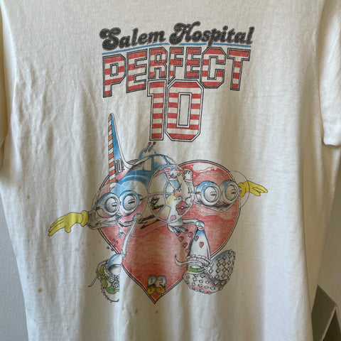 80’s Surrealist Salem Marathon Tee - Small
