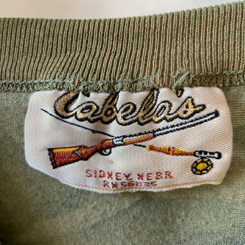 80’s Cabelas Camo Pocket Tee - Medium
