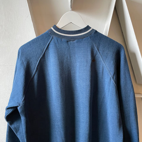 60’s Painted Ringer Raglan Sweatshirt - Medium