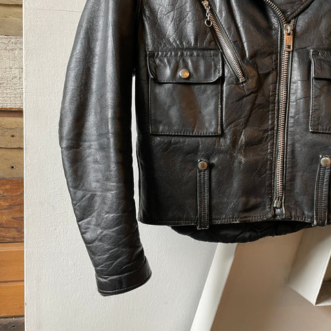 70’s Harley Davidson Leather Biker Jacket - XS