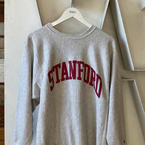 90’s Champion Reverse Weave Stanford Crewneck - XL