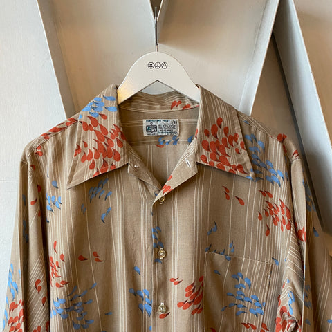 70's K-Mart Patterned Button up - Large