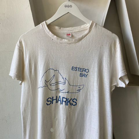60's Sharks Tee - Large