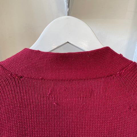 50’s Heavy Wool Varsity Sweater - Large