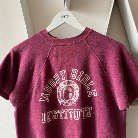 60's Moody Bible Short Sleeve Sweatshirt - Medium