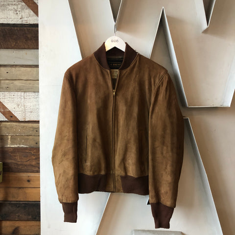 60's Brent Suede Leather Jacket - Medium