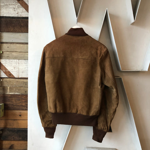 60's Brent Suede Leather Jacket - Medium