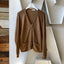 60’s Sweatshirt Cardigan - Large