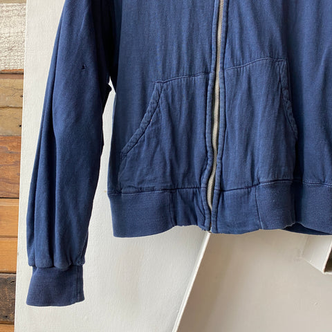 70's Sears Thermal Lined Zip-up - Medium