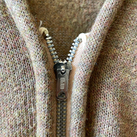 60’s Sweatshirt Cardigan - Large