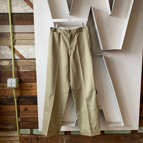 50’s Sail Cloth Trousers - 32” x 31”