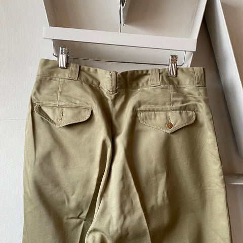 50’s Sail Cloth Trousers - 32” x 31”
