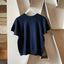 60's Flock Print Short Sleeve Sweatshirt - Medium