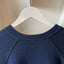 60's Flock Print Short Sleeve Sweatshirt - Medium