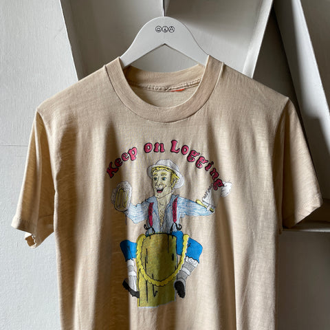 70’s Keep on Loggin' Tee - XS