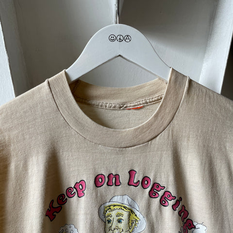 70’s Keep on Loggin' Tee - XS