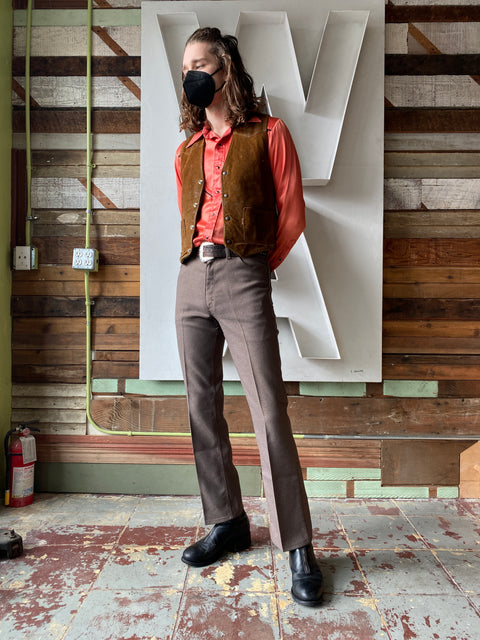 Creased Wrangler Slacks - 30" x 32"
