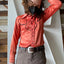 70's Pan Handle Satin Shirt - Medium/Large
