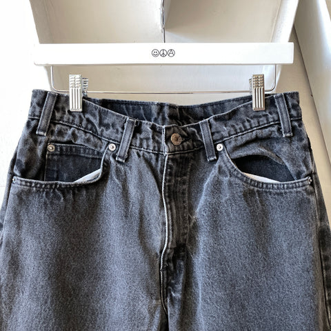 80’s Black Levi's 550 Denim - 30" x 28"