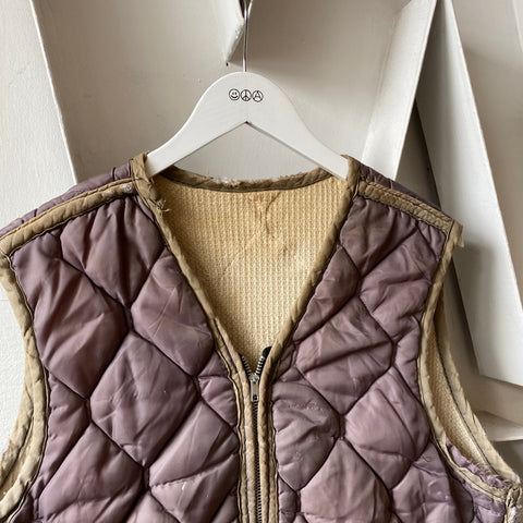 60's Quilted Vest - Medium