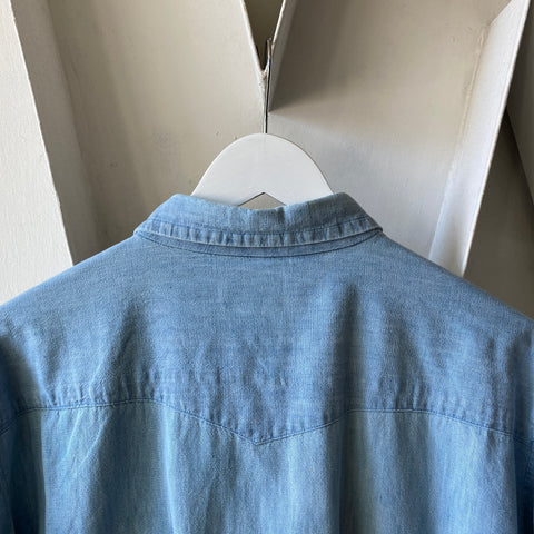 70's Sawtooth Chambray - Large