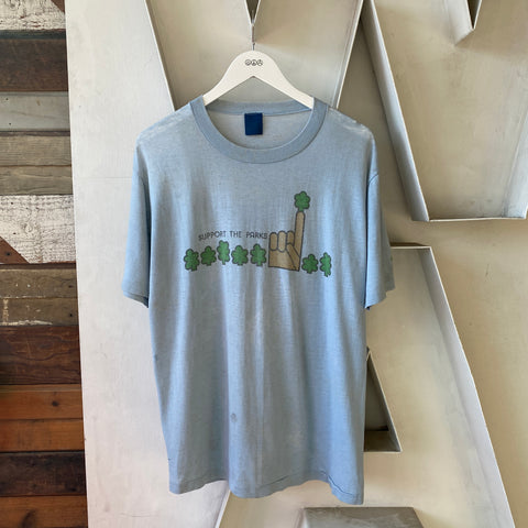 80's Support The Parks Nike Tee - XL