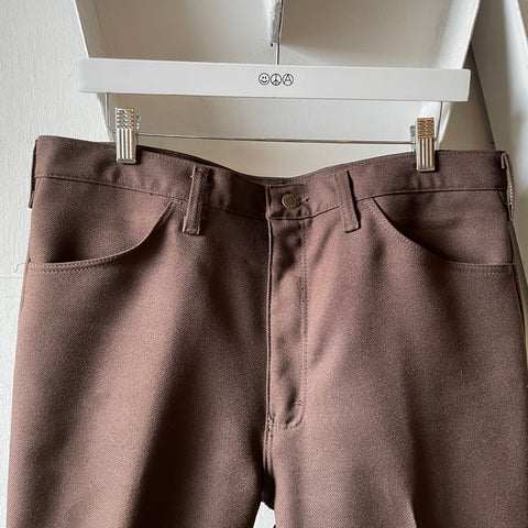 70’s Wrangler Poly Trousers - 34” x 31.5”