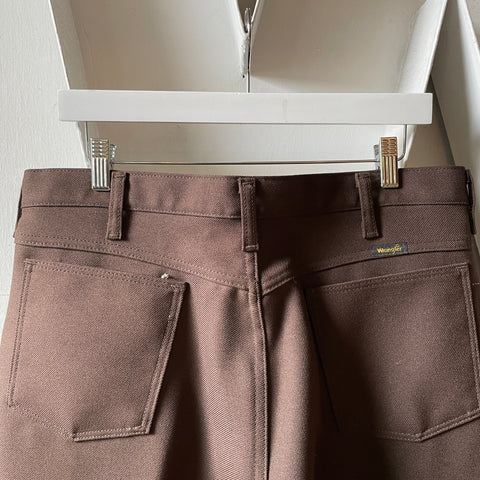 70’s Wrangler Poly Trousers - 34” x 31.5”