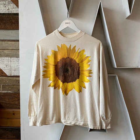 90’s Sunflower Longsleeve Tee - Medium