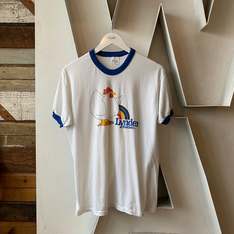 80’s Lynden Farms Ringer Tee - XL