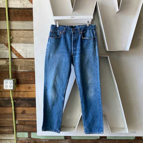 90's Levi's 501s - 32” x 30”